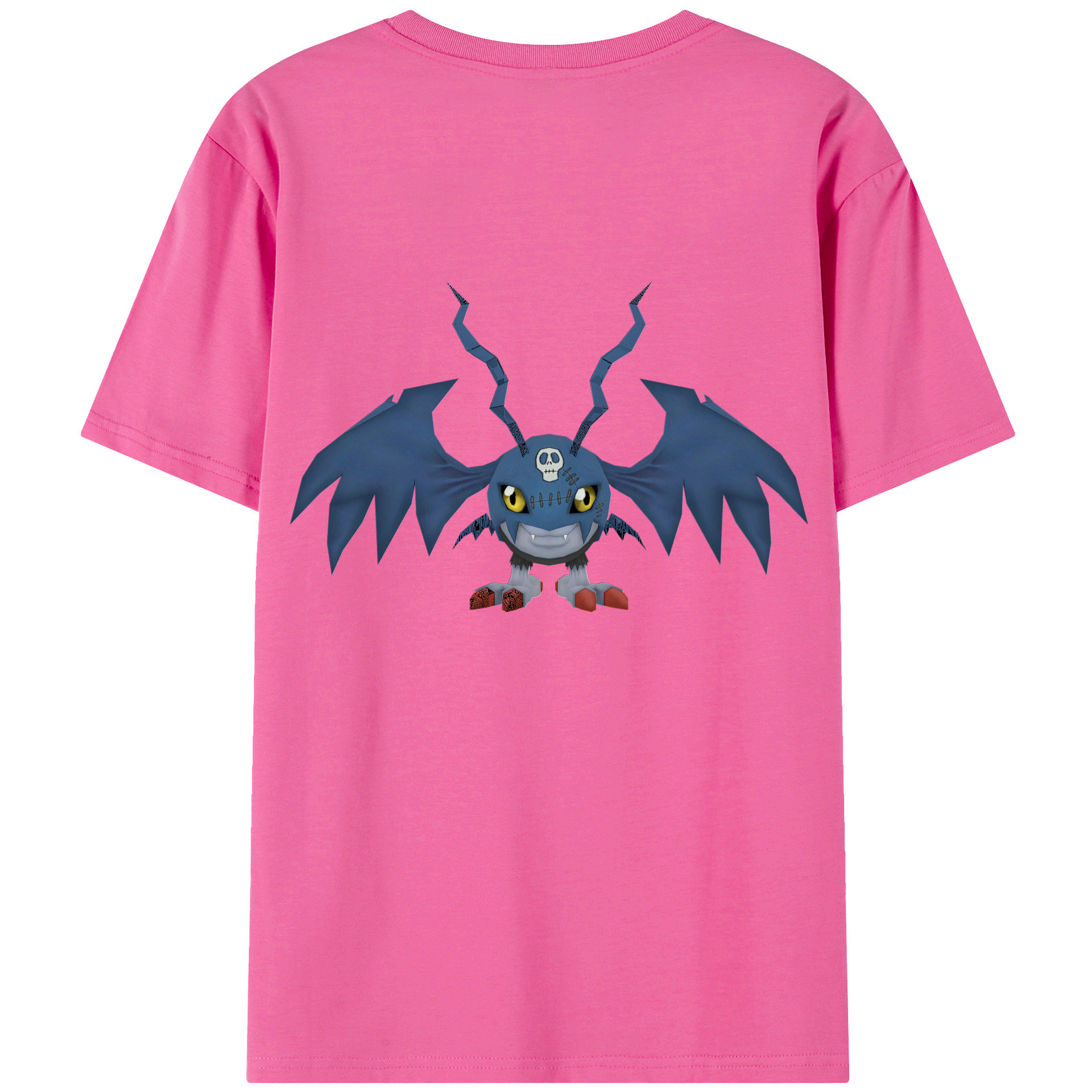 （画像用） Digimon デジタルモンスター/デジモン レディース半袖Tシャツ(バックプリント)